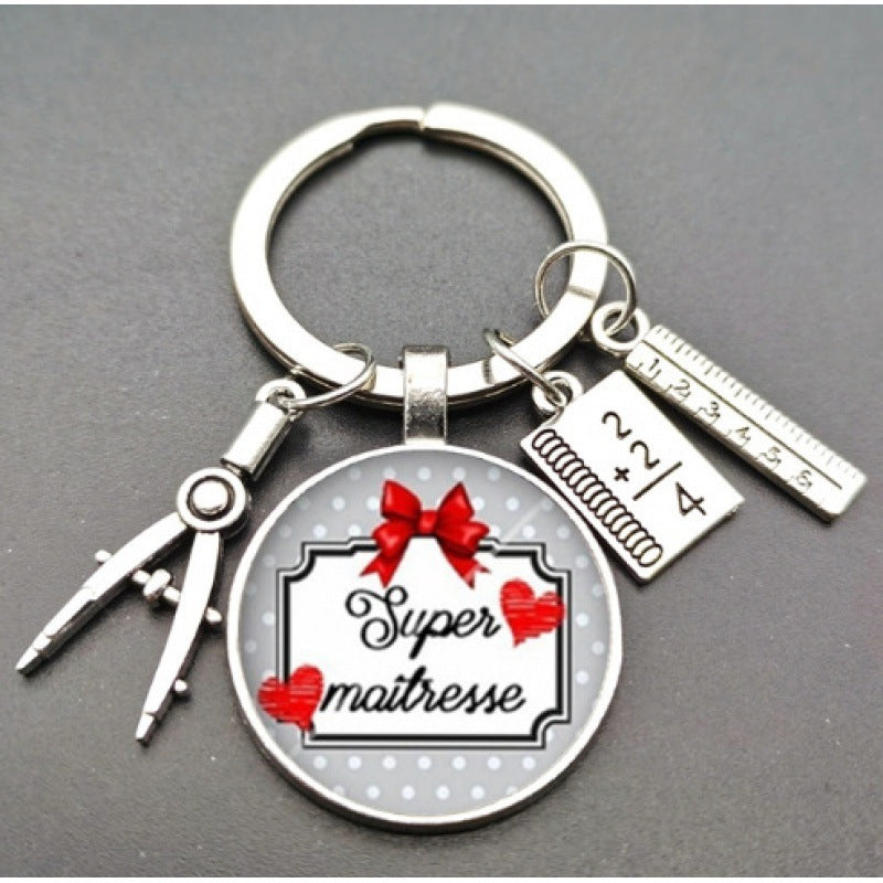 Wholesale Time Gem Pendant Keychain Graduation Season Gift