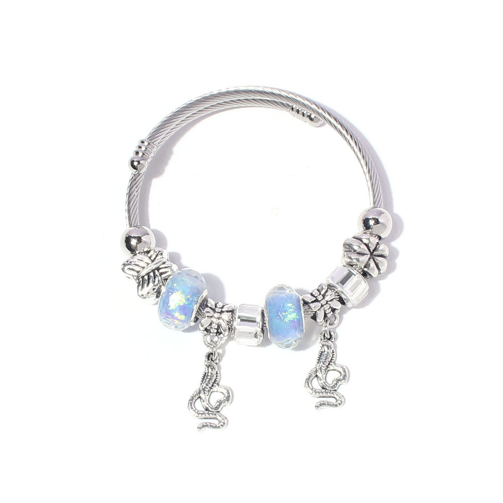 Wholesale Alloy Key Lock Pendant Bracelet
