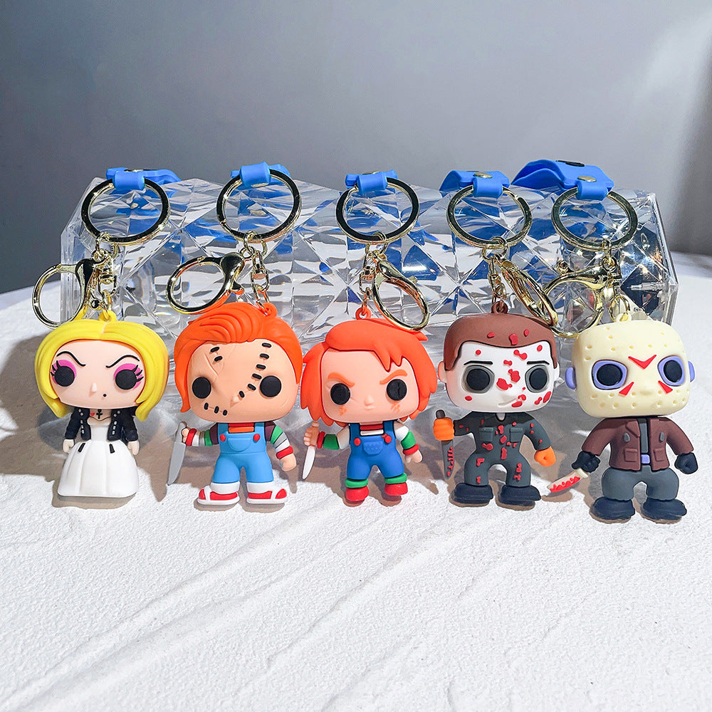 Wholesale Ghost Baby Bride Doll Clown Back Soul Keychains OLY Exclusive