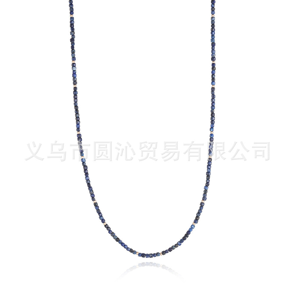 Wholesale Colorful natural stone necklace