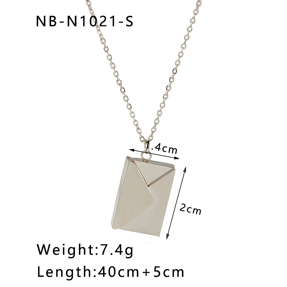 Wholesale Stainless Steel Couple Heart Book Necklaces