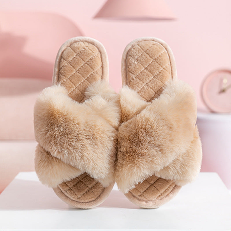 Zapatillas de peluche de peluche de invierno de PVC al por mayor