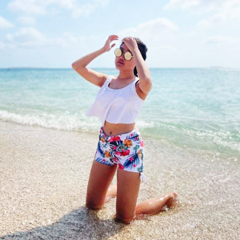 Wholesale Conservative Split Printed Swimwear