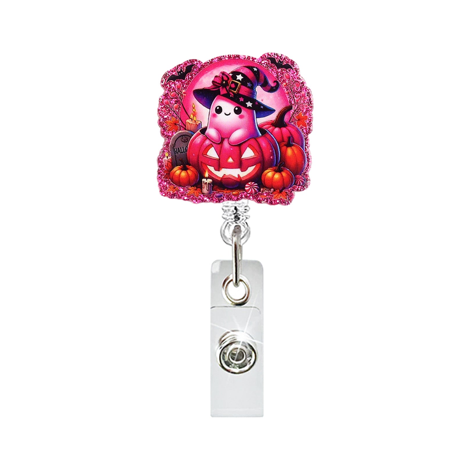 Wholesale pumpkin ghost easy pull buckle retractable rotation easy pull