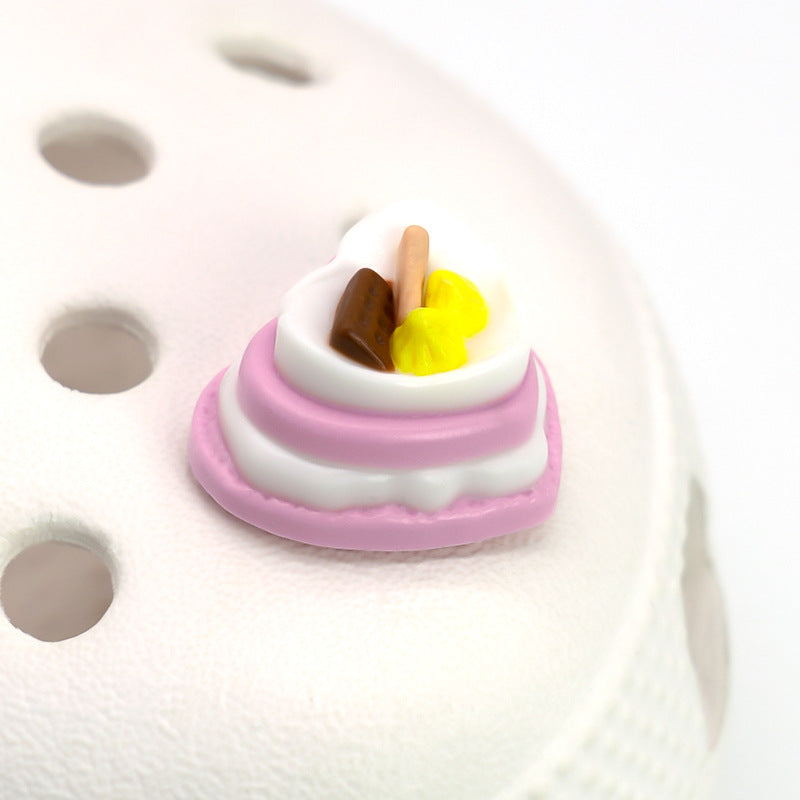 Wholesale 5pcs Cartoon 3D Garden Crocs Decorative Accessories