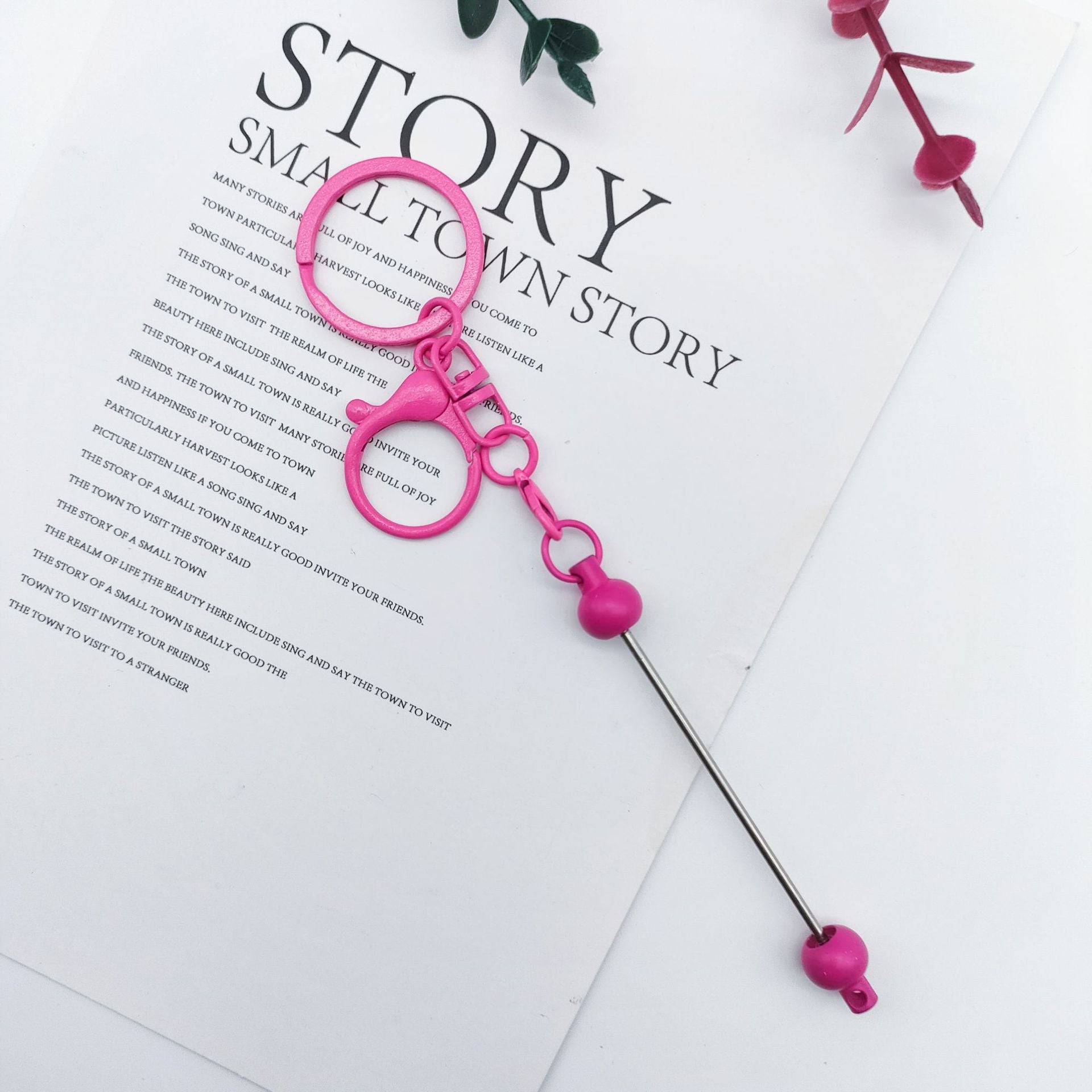 Wholesale DIY Personalized Baked Paint Color Cute Keychains