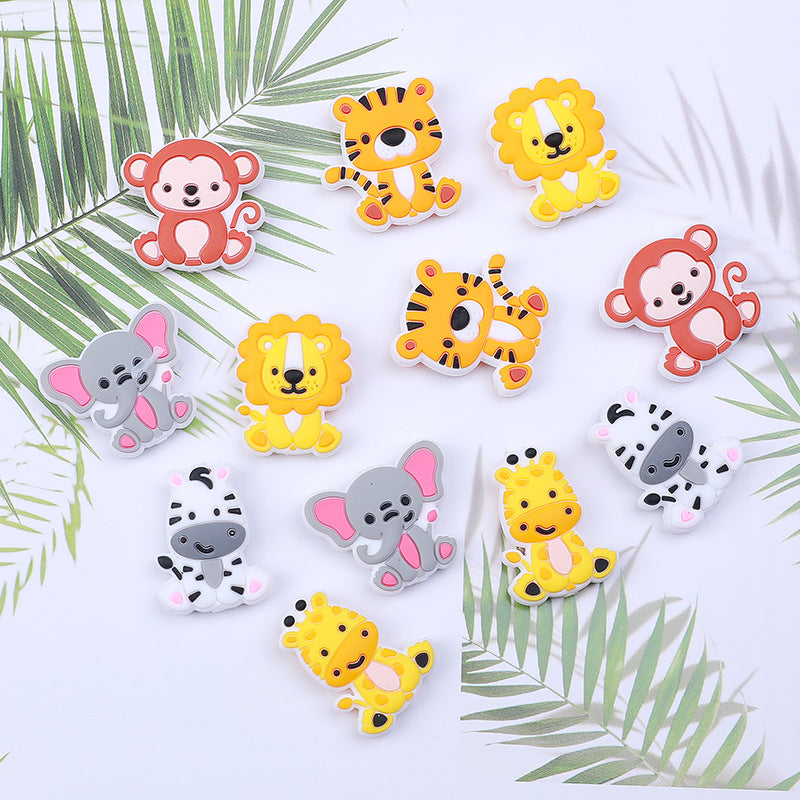 Wholesale 20PCS DIY Cartoon Animal Silicone Beads