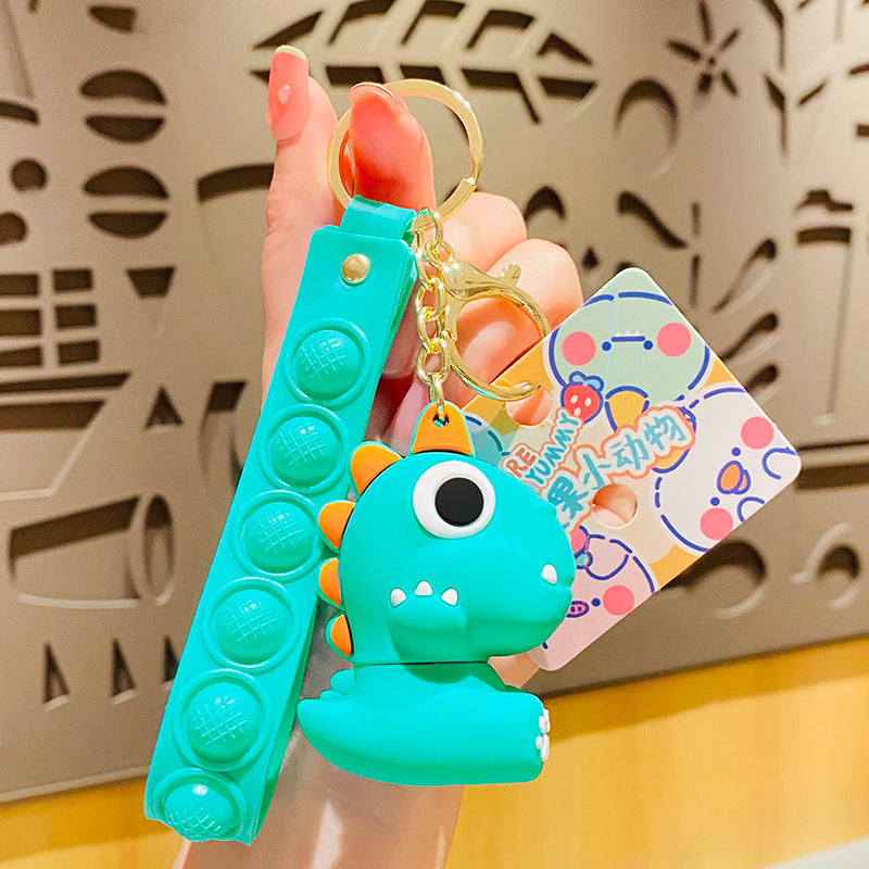 Wholesale Big Eyes Animal Unzip Cartoon Resin Keychain