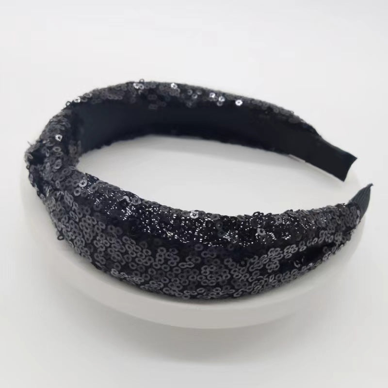 Wholesale Creative Christmas hairband sequins headband