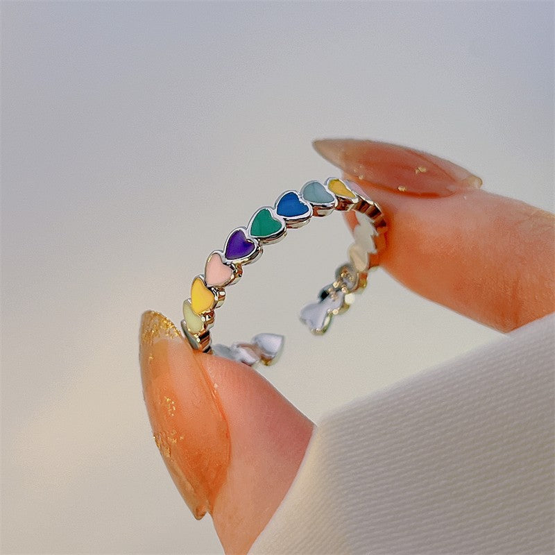 Amor al por mayor Love Apertura de cobre anillos de cobre