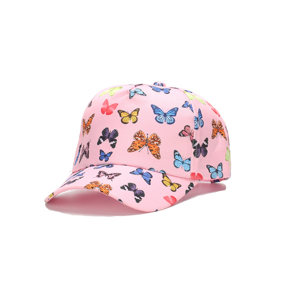 Wholesale Cotton Polyester Cartoon Animal Fruit Print Kids Baseball Cap