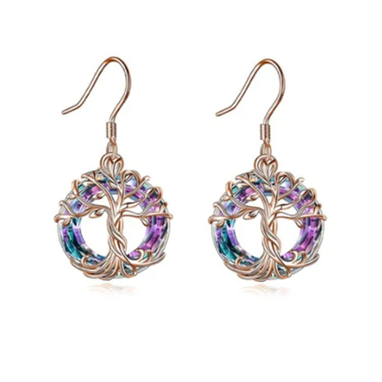 Wholesale Tree of Life Crystal Necklace