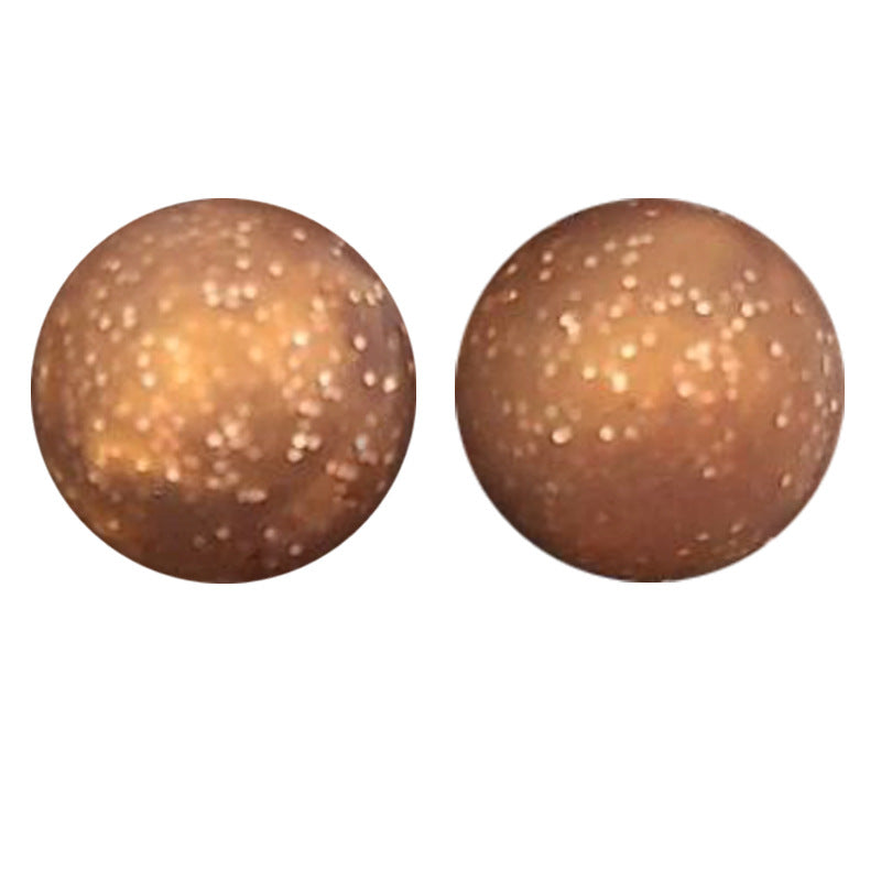 Wholesale 50pcs/pack Imitation Metal Style Speckle Silicone Beads