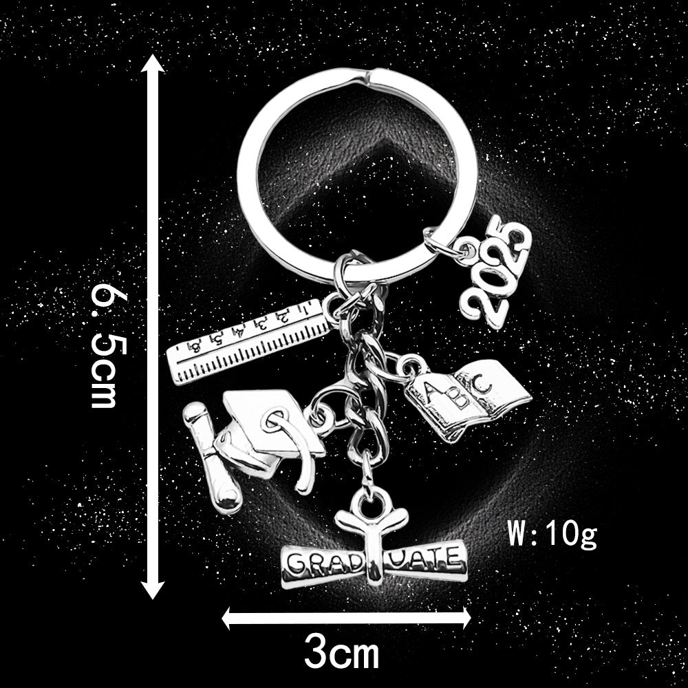 Antique silver oil drop key creative accessories