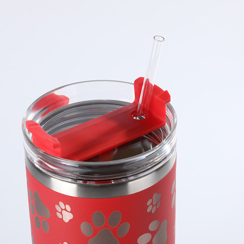 Wholesale Tumbler Ice Bullies Cup  Laser Cat Claw Vacuum Cup Straw Cup 40OZ Car Cup Ice Cup