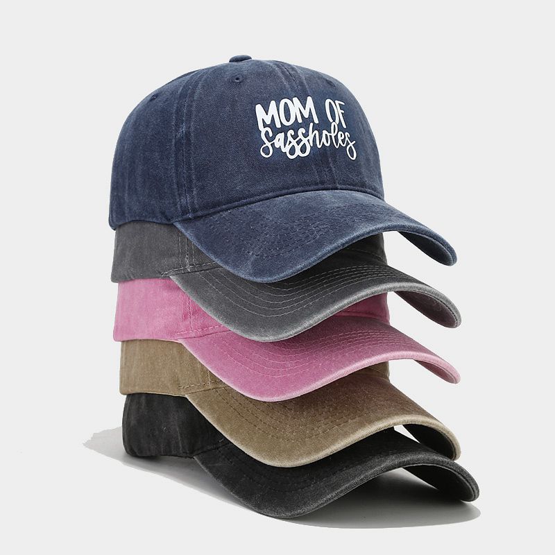 Wholesale MOM Heat Transfer Soft Top Baseball Cap