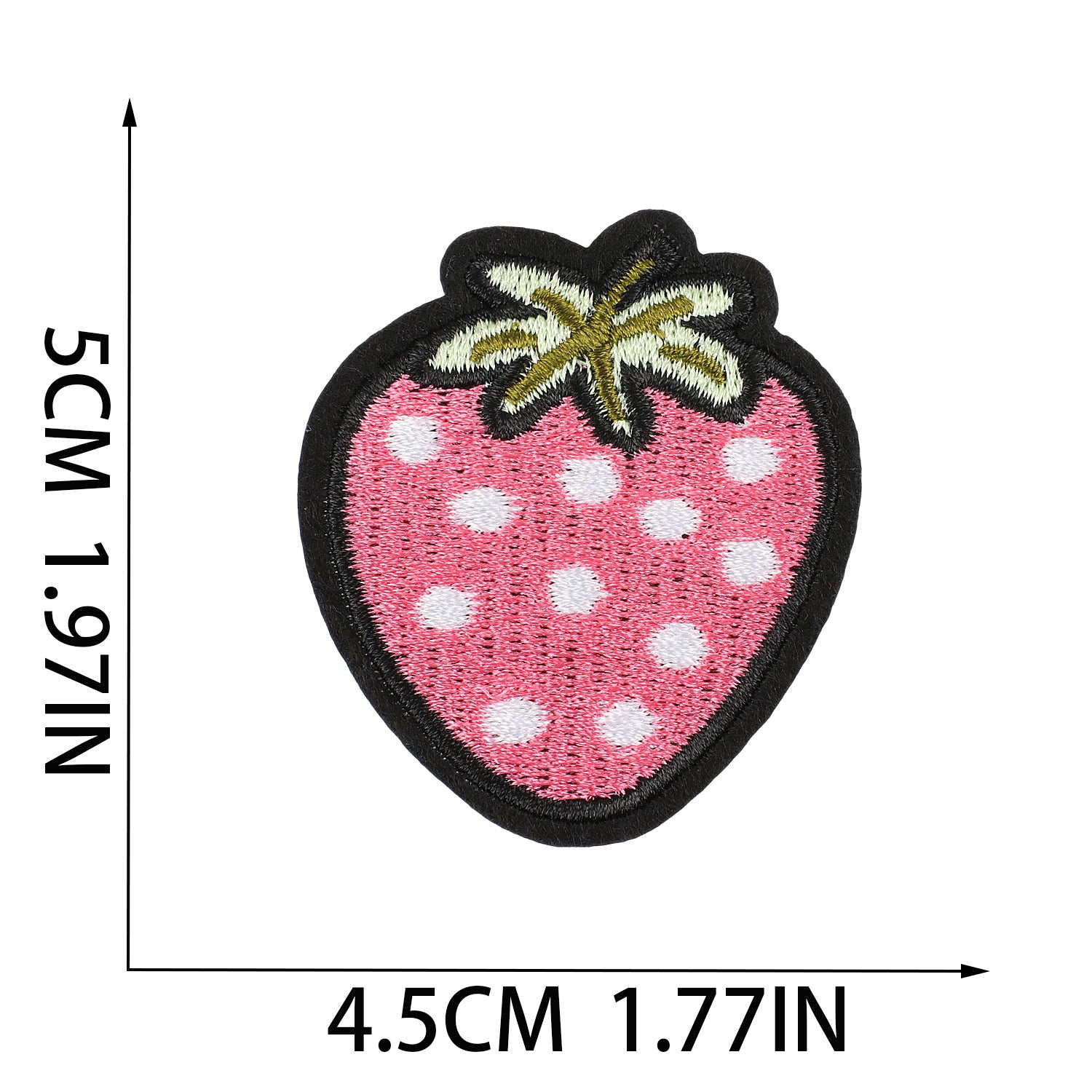 Wholesale Assorted Cartoon Embroidery Patches Cactus Mouth Sequin Cherry Polyester Thread Clothing Decoration Resale Craft Supply