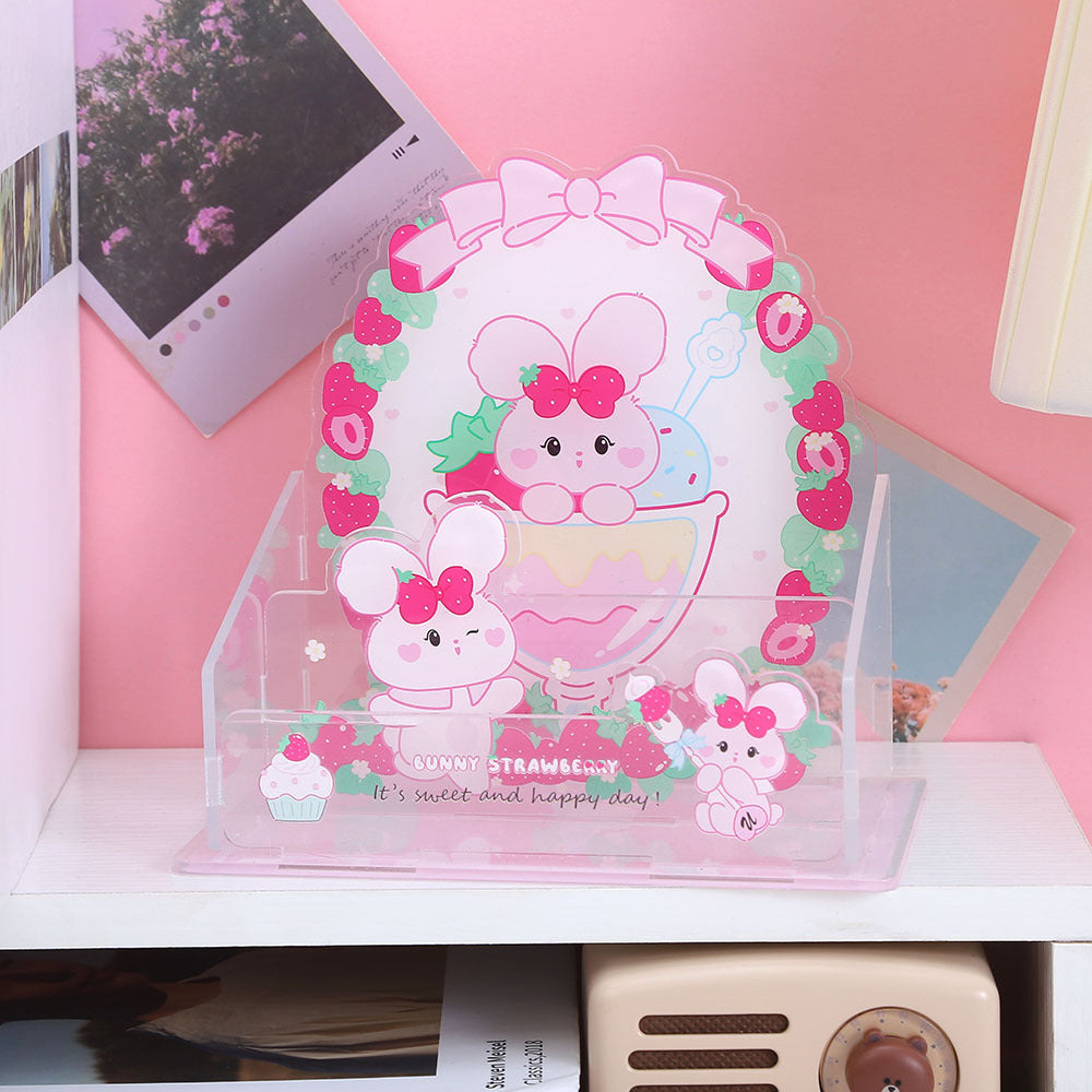 Wholesale  100pcs Creative Cute Cartoon Acrylic Pen Holder
