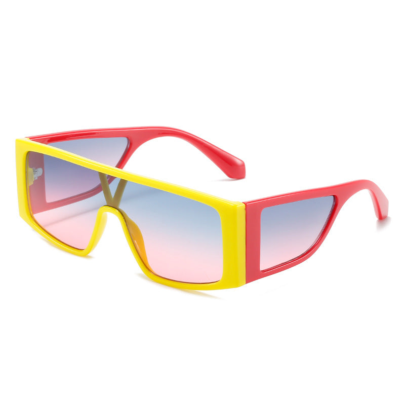 Wholesale PC Siamese Big Frame Sunglasses