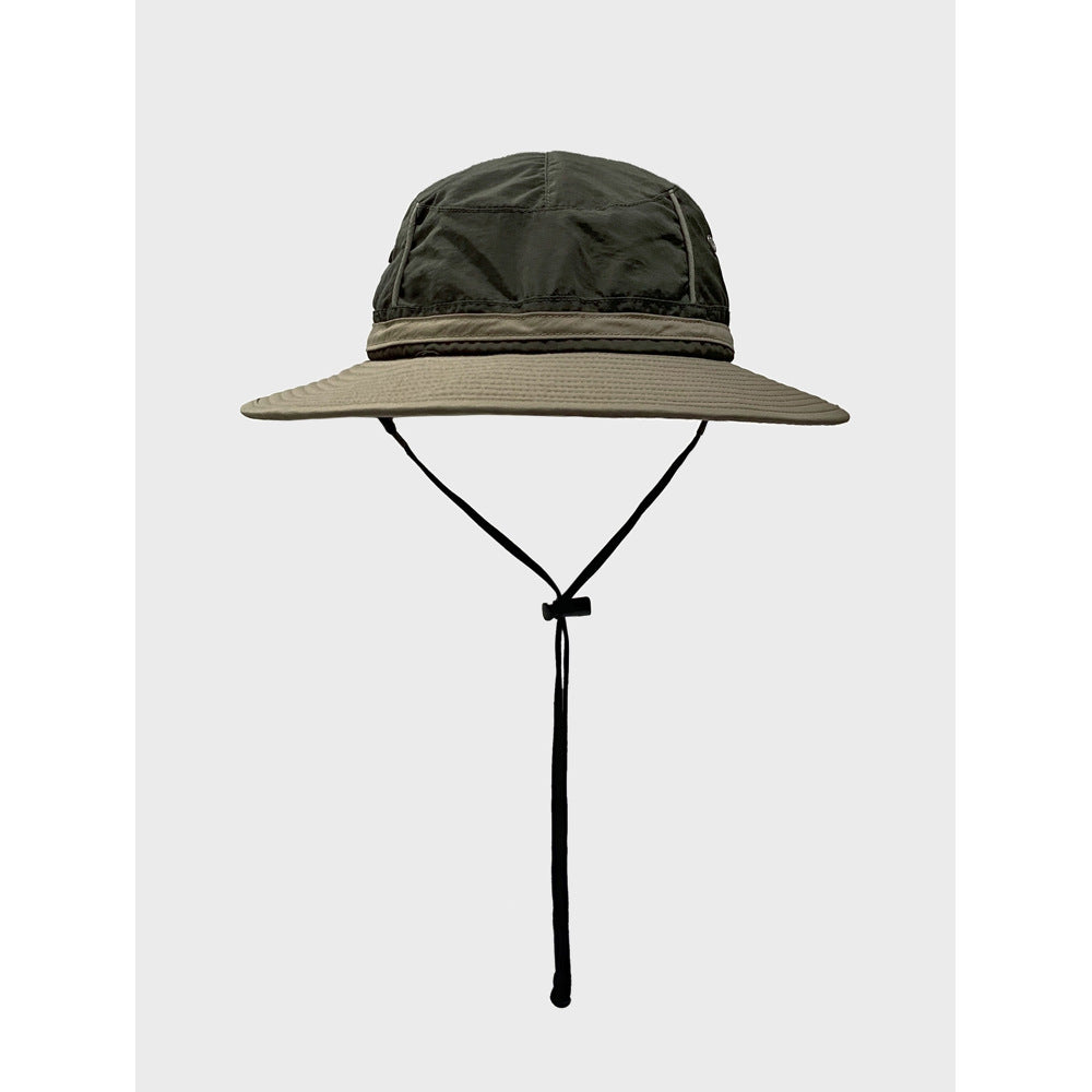 Wholesale Summer Quick Dry Breathable Drawstring Cotton Fisherman Hat
