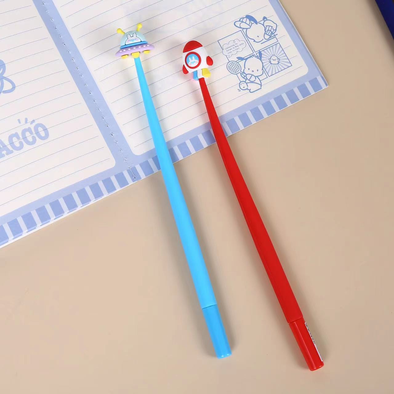 Wholesale Random Plastic Cartoon Astronaut Creative Shape Black Gel Pen