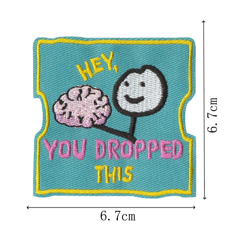 Wholesale Funny duck and cat embroidery DIY Patches