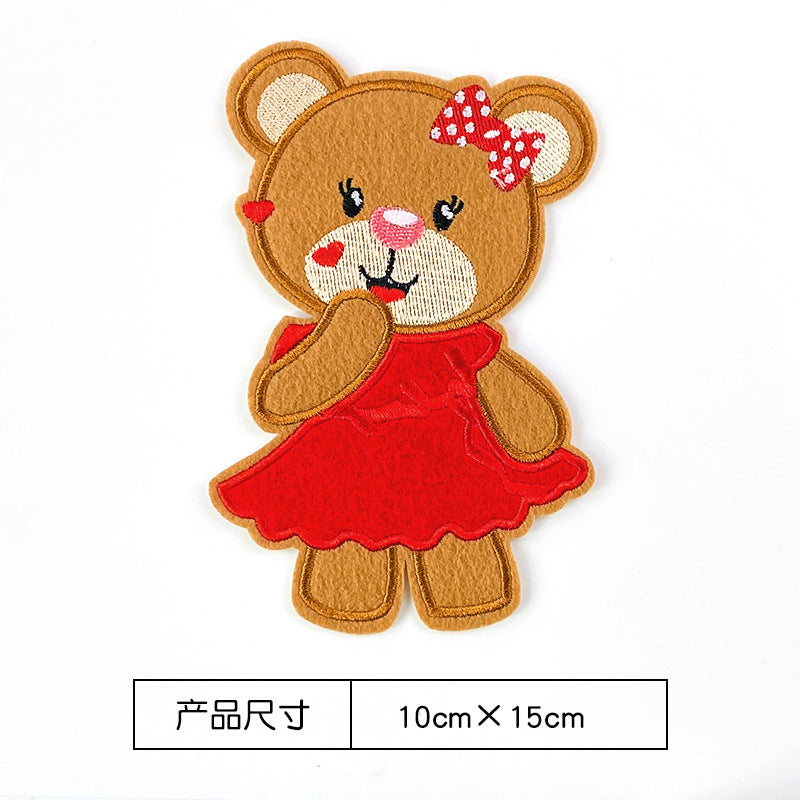 Wholesale Cartoon Dog Cute Animal Embroidery DIY Patches