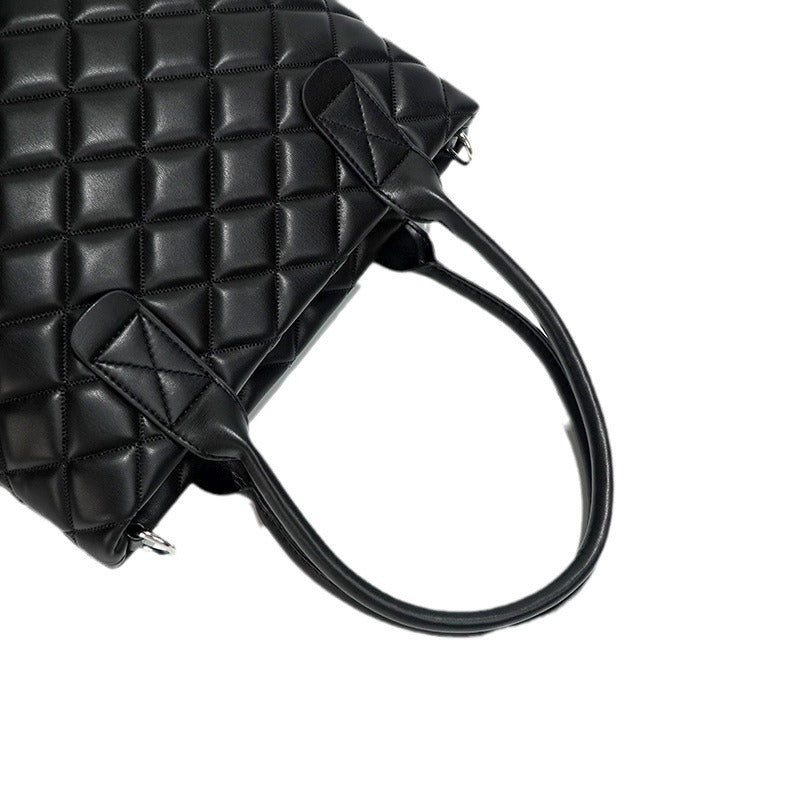 Wholesale Large Capacity Portable Simple Diamond Fashion Commuter Bag