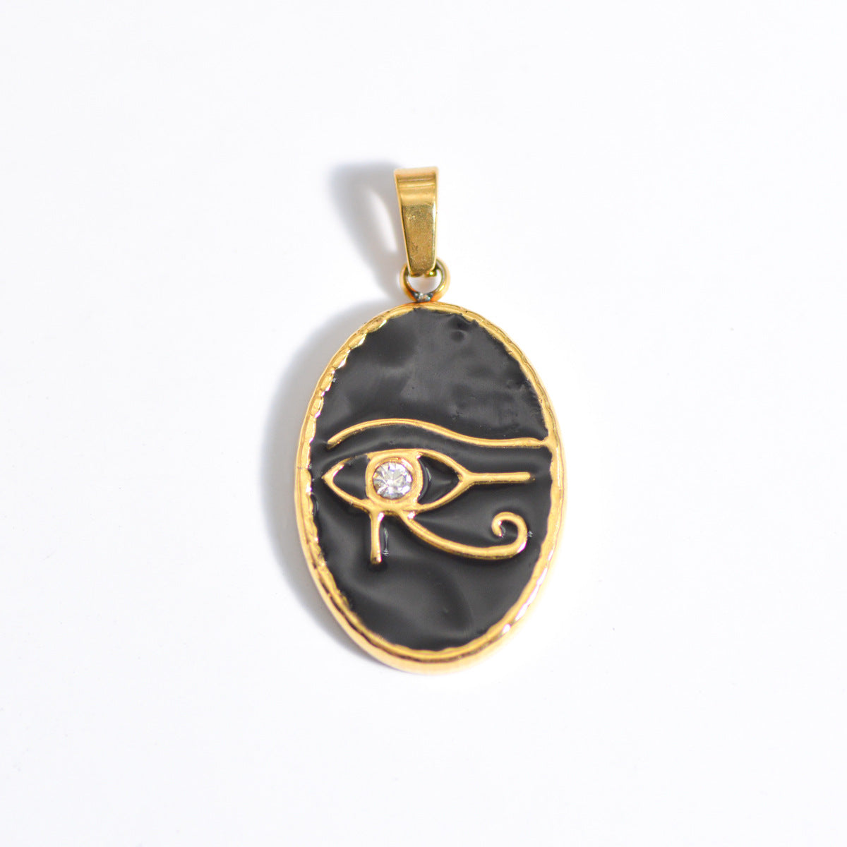 Wholesale Stainless Steel Natural Stone Oil Drop Necklace Jewelry