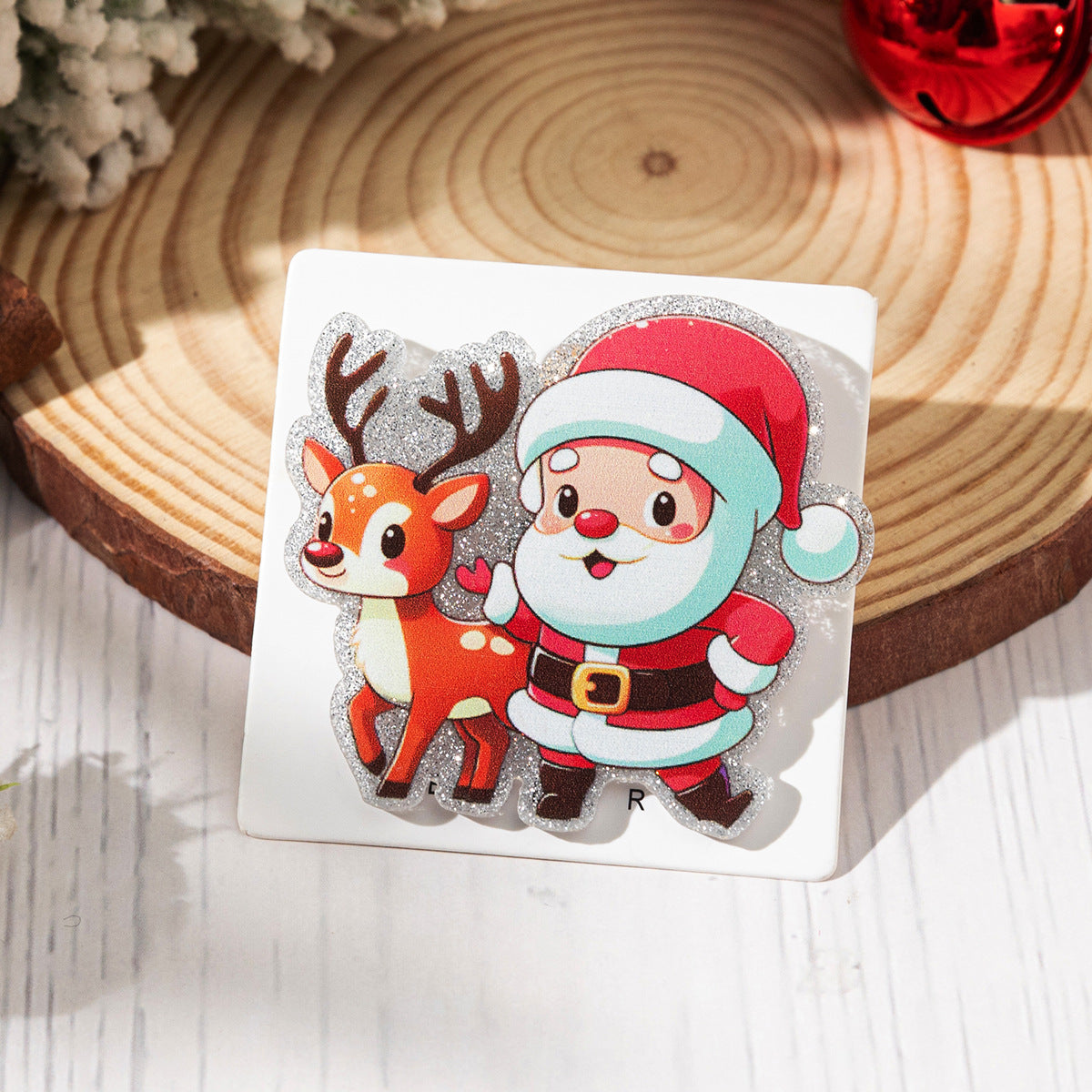 Wholesale Colorful Cute Cartoon Christmas Series Brooch