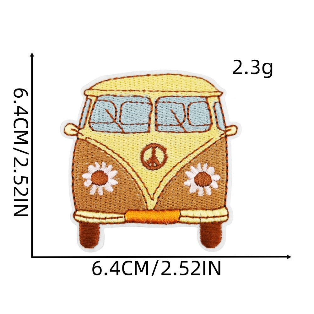 Wholesale Trendy Embroidered Hippie Patch Decorative Accent For Bags DIY Craft Supply Resale