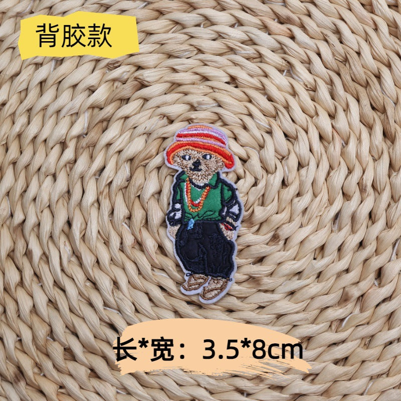 Wholesale 10pcs Team helmet baseball embroidery English square letters DIY Patches