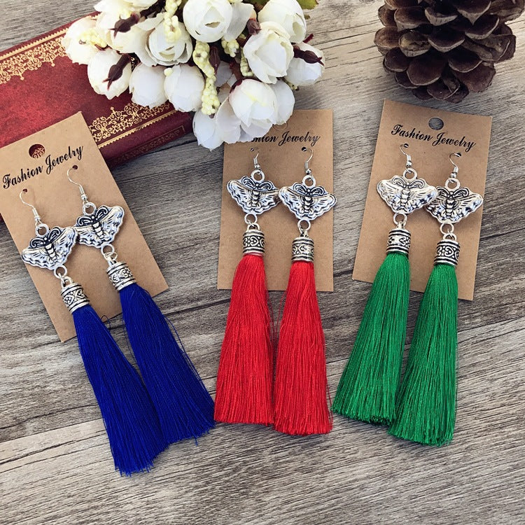 Wholesale Chinese Retro Alloy Earrings