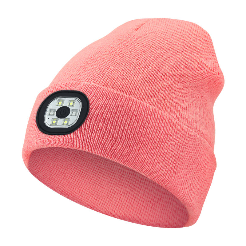 Wholesale Led Luminous Hat Warm and Cold-proof Lamp Cap