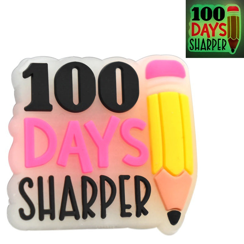 Wholesale Random 100pcs/pack  Glow-in-the-dark cartoon multi-functional beaded   Focal Beads