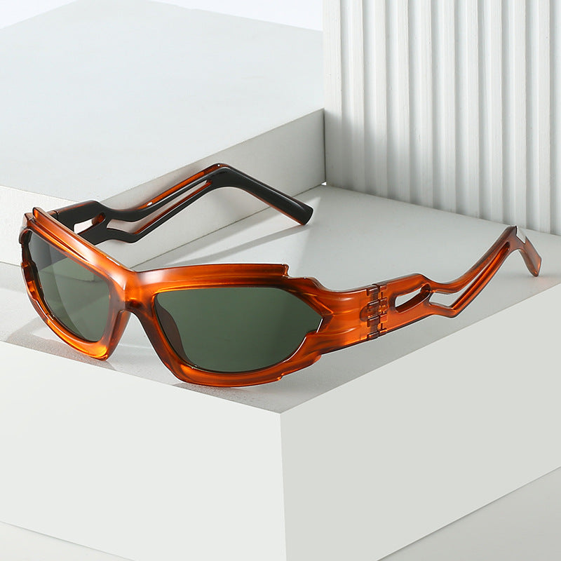 Wholesale Punk Style Y2K Futuristic Fashion Sunglasses