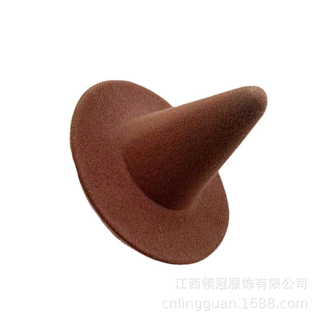 Wholesale Halloween wizard hat witch hat new witch hat COSplay handmade hair accessories hat cm
