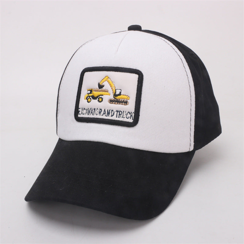 Wholesale Cotton Polyester Cartoon Excavator Children's Baseball Caps
