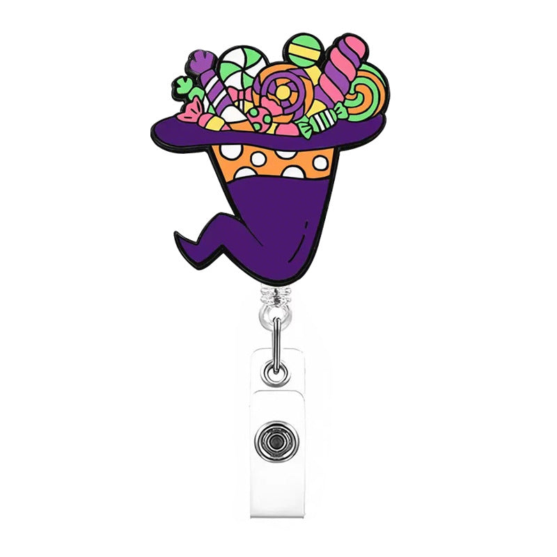 Wholesale Christmas cartoon gift Badge Reels