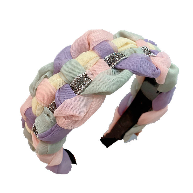 Wholesale Twist Wide Brimmed High Skull Headband