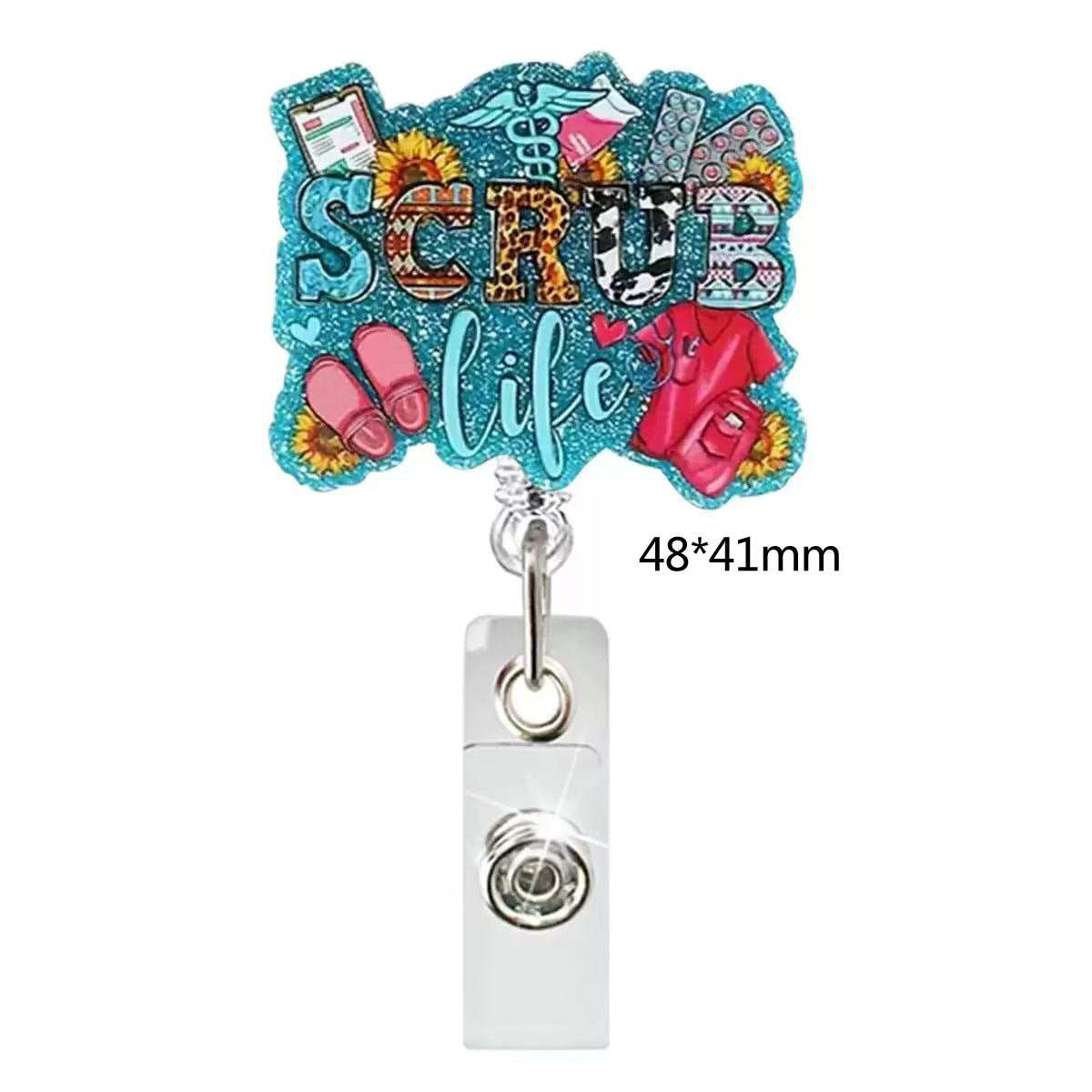 Wholesale  Doctor and nurse badge with retractable buckle  Badge Reels