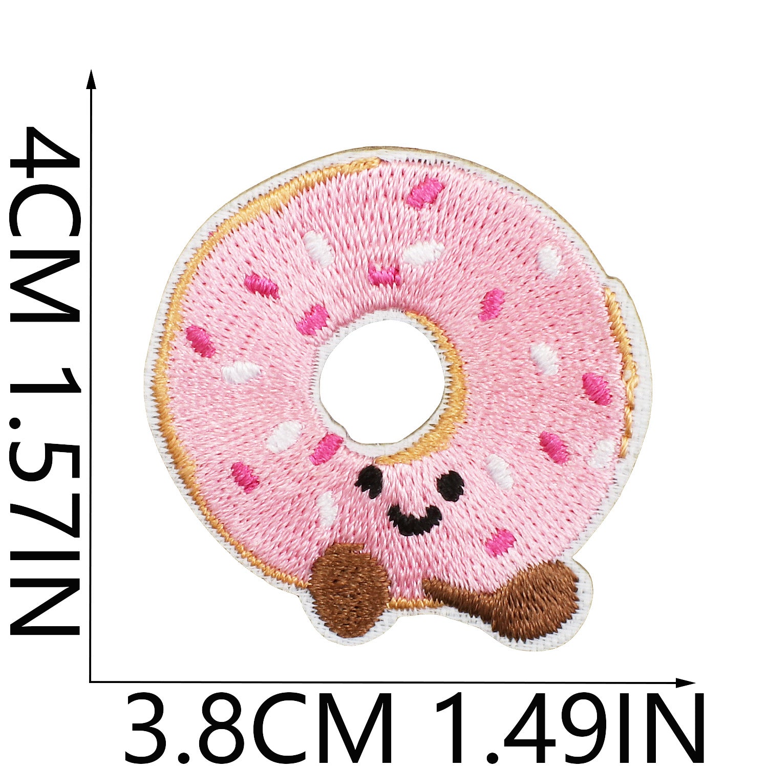 Wholesale Cute Dessert Embroider Cloth Stickers Star Biscuit Stickers Clothes Decoration