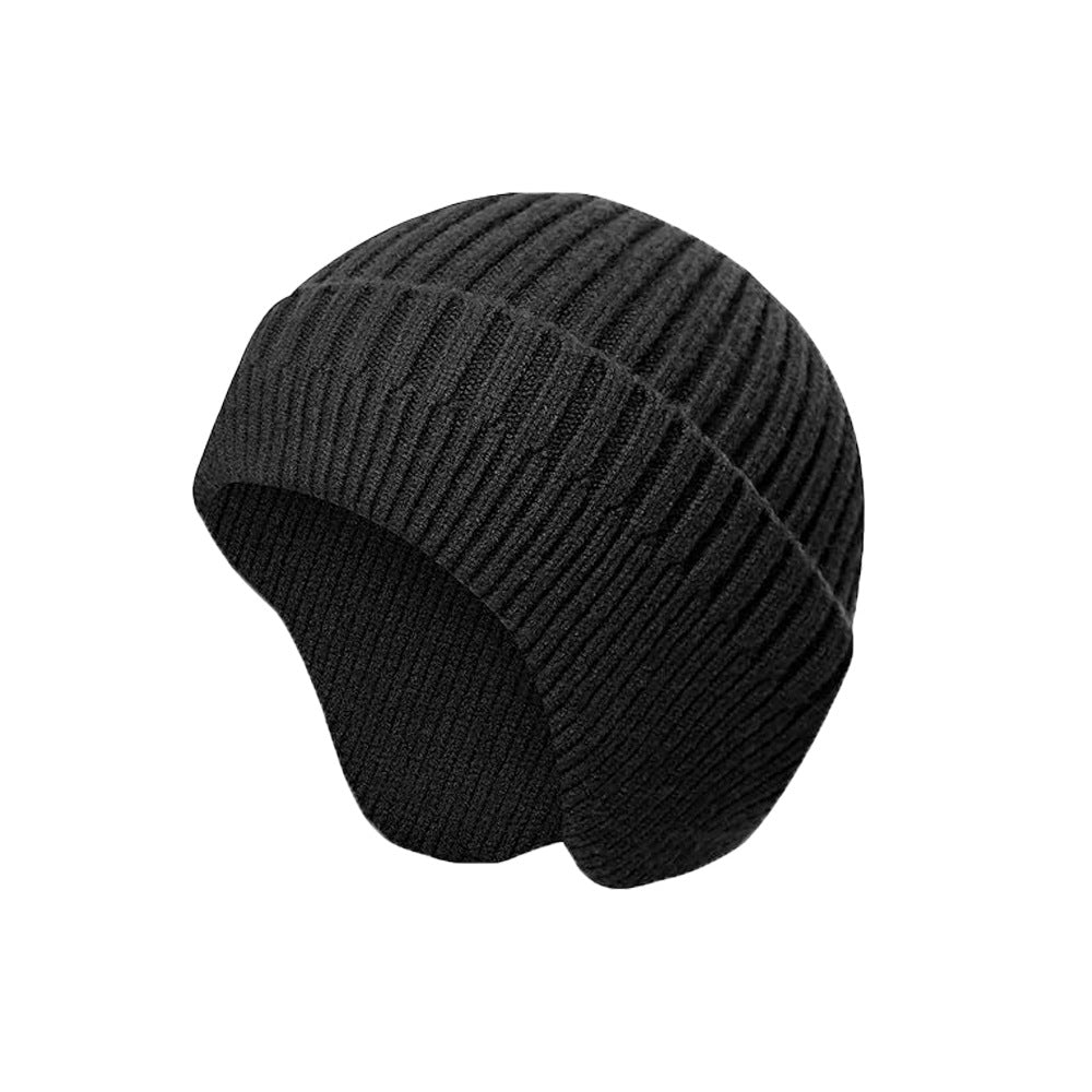 Wholesale Autumn and Winter Thick Warm Ear Protection Men's and Women's Outdoor Cold Proof Pullover Knitted Hat