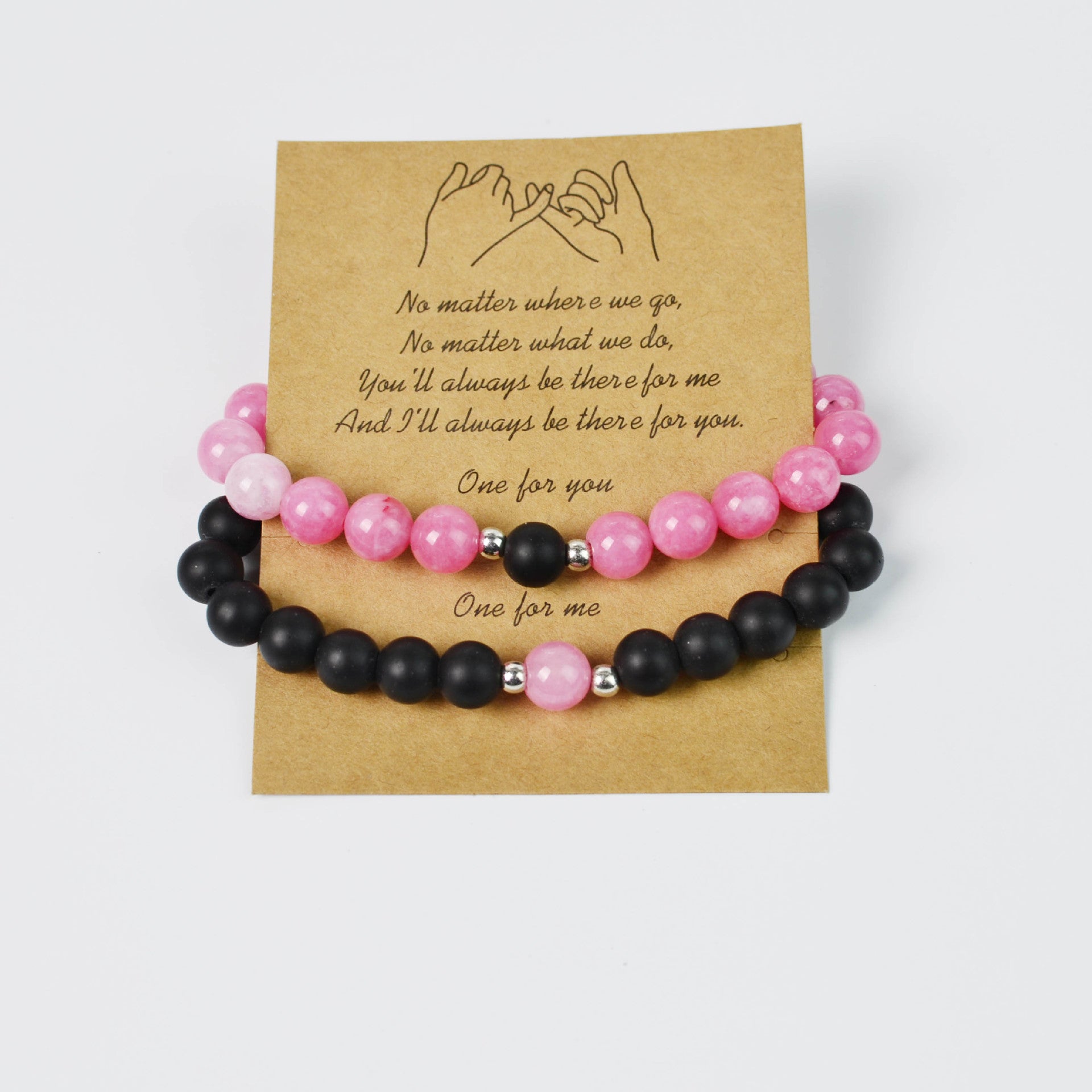 Wholesale Couple Bracelet Suction Stone Pair of Black Red Rope Love Bracelet