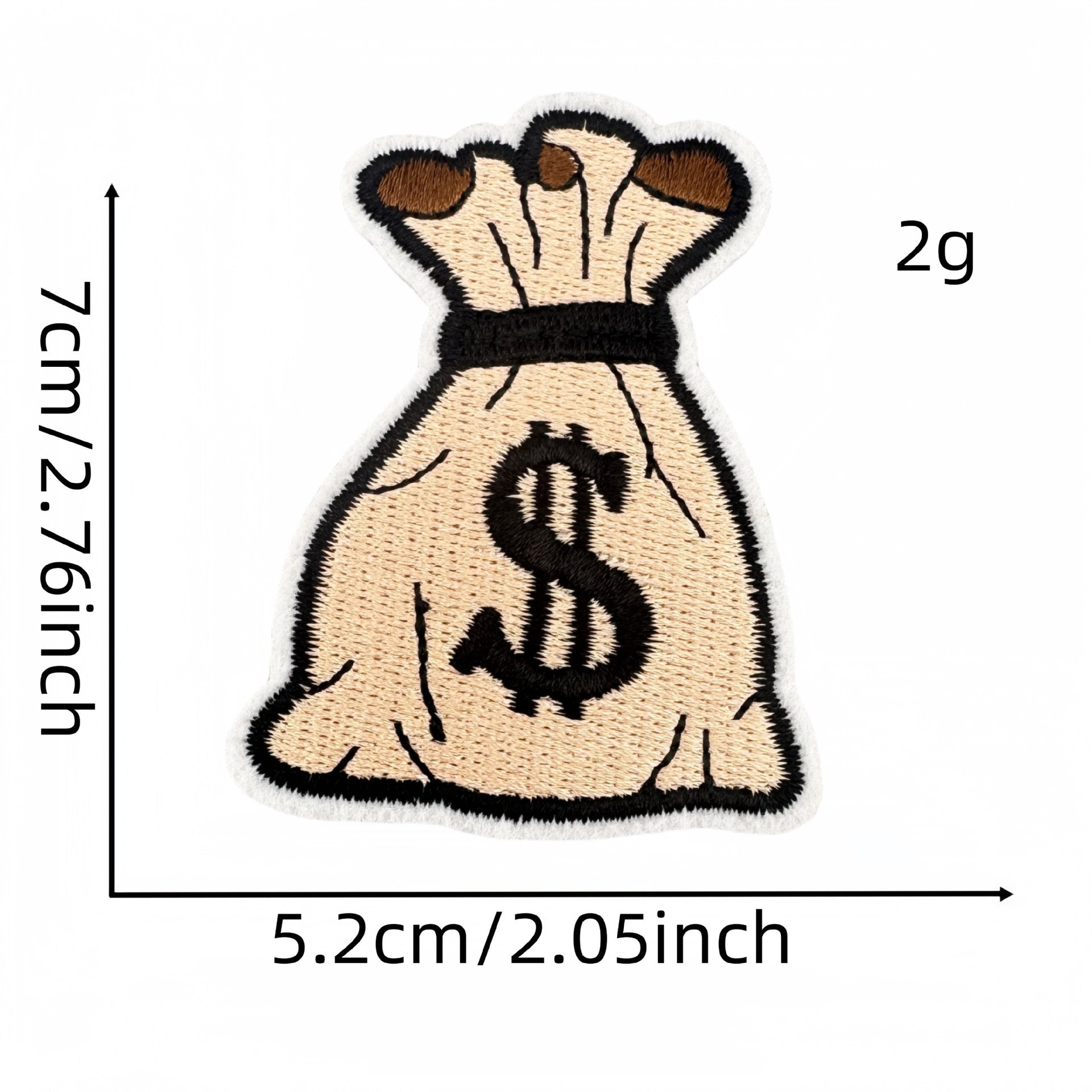 Wholesale Cartoon money banknotes Embroidery DIY Patches