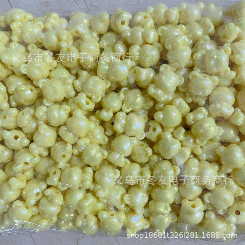 Wholesale 20pcs/pack Acrylic  Vertical Hole Beaded Pen DIY Acrylic Beads