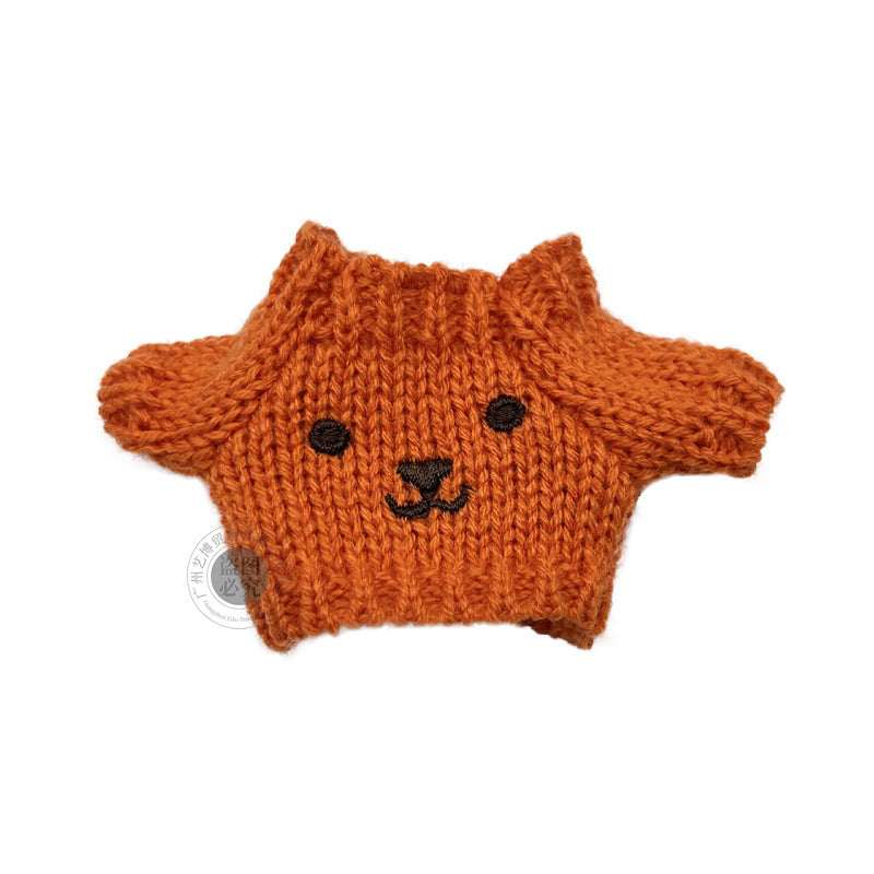 Wholesale 5pcs Toy 14cm Embroidered Knitted Door Dog Elf Doll Accessories