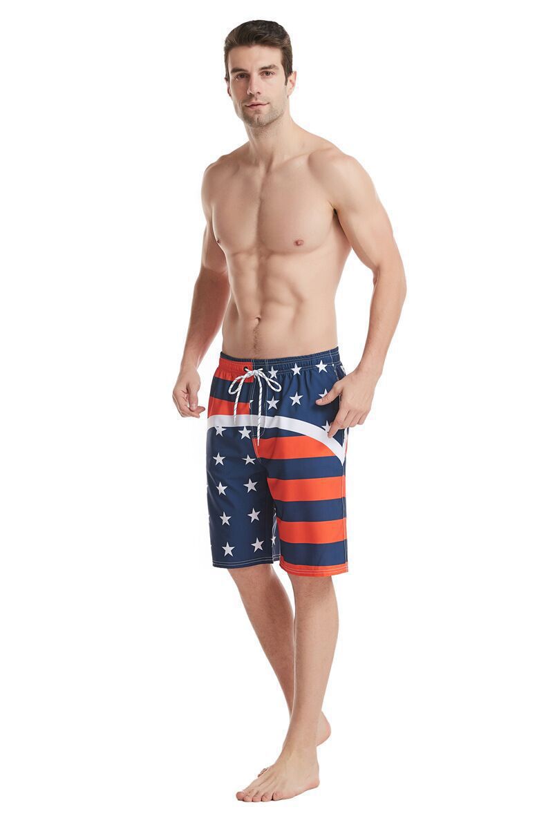 Día de la independencia mayorista de la independencia de la impresión digital Poliéster Polyester Shorts