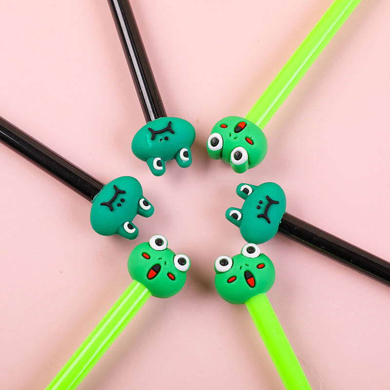 Wholesale Plastic Frog Three-dimensional Gel Pen