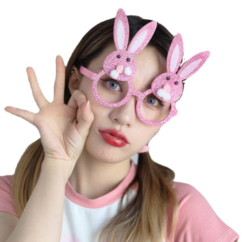 Wholesale Easter ABS Chicken Eggshell Rabbit Easter Egg Children's Adult Party Glasses